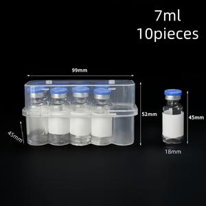 批发7毫升10瓶槽位塑料瓶收纳盒用于肽冻干粉便携式包装盒 - Product Image 3