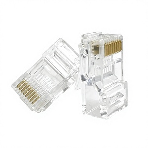 Conector Ethernet RJ45 Cat5e de Aleación de Cobre de 8 Núcleos, 1 Puerto para Cable de Red - Product Image 2
