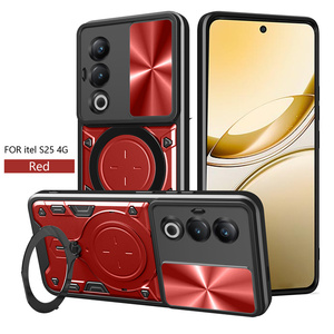 Coques de téléphone hybrides en TPU <span class=keywords><strong>et</strong></span> PC à motif CD magnétique puissant Lichicase pour Itel City 200 A100C, coque antichoc - Product Image 3