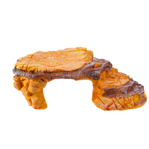 Décoration d'aquarium : Plateforme d'escalade pour reptiles en résine durable, grande simulation de <span class=keywords><strong>Levana</strong></span>, pour l'évitement du soleil des lézards - Product Image 3