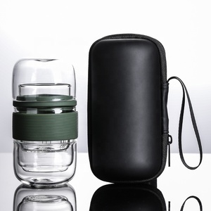 Customized Design Portable Travel <strong>Teapot</strong> <strong>and</strong> <strong>Cup</strong> <strong>Set</strong> 1 <strong>Teapot</strong> <strong>2</strong> <strong>Cups</strong> Portable Kungfu Tea <strong>Set</strong> with Infuser - Product Image 1