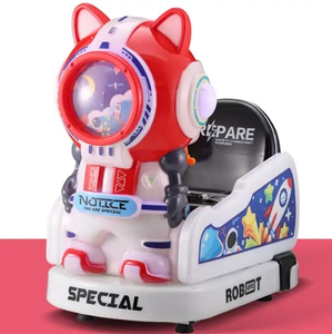 Máquina de juegos recreativos diseñada con monedas Space Cat 3D <span class=keywords><strong>Kiddie</strong></span> <span class=keywords><strong>Rocker</strong></span> para centros de entretenimiento familiar - Product Image 5