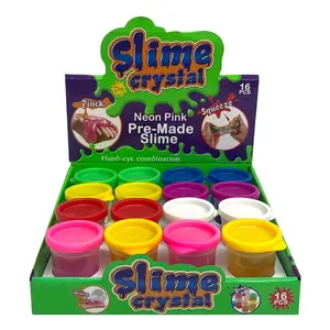Venda quente lodo colorido massa frita torce brinquedos de arco-íris para crianças lama snot lama brinquedos de borracha de pele