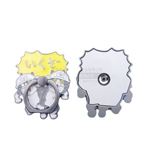 Custom Metal <b>Ring</b> Holder Zinc Alloy Antique Silver <b>Cartoon</b> Anime Phone Stand Desktop Clamp Manual Clip ZHK554213 - Product Image 5