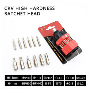 12-in-1 Combination Screwdriver <b>Set</b> Portable Mini Pocket Repair Manual Screw <b>Driver</b> Crv Bit Magnetic MYJ-11532 12 in 1 Mini Scre - Product Image 6