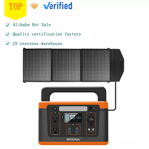 Máy Phát Điện Di Động Ngoài Trời 500W Máy Phát Điện Pin Cắm Trại + Tấm Năng Lượng Mặt Trời 60W Linh Hoạt Ngoài Trời Gấp Gọn Được 60W - Product Image 2
