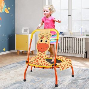<span class=keywords><strong>Trampoline</strong></span> pour tout-petits, directement de l'usine, capacité de 55 lb, poignée facile à saisir, pieds antidérapants, rebondisseur pour enfants, pour la maison et la salle de jeux intérieure - Product Image 2