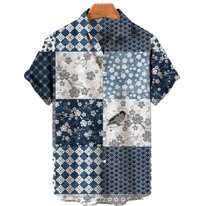 Polos Hawaianos de Verano para Hombre de Poliéster con Impresión 3D por Sublimación de Pieza Completa Personalizados al por Mayor - Product Image 2