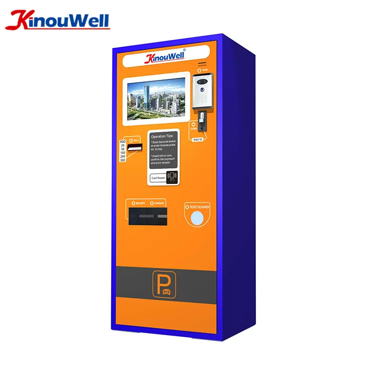 Honhill — kiosque de stationnement automatique, Machine de paiement pour le stationnement boîte de nuit, système de freinage