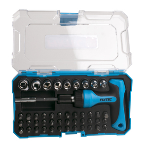ชุดเครื่องมือช่าง FIXTEC 47 ชิ้น ชุดไขควงแบบ T-Type Ratchet รุ่น CRV FHSDK47 ชุดไขควง FHSDK47 FHSDK47 FHSDK47 - Product Image 3