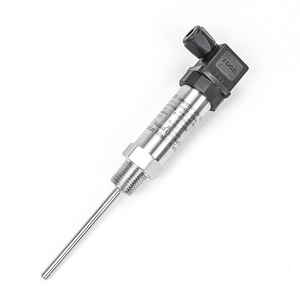 Sensor Suhu Ss304 2 Kawat Output 4-20mA, Transmitter Suhu PT100 RTD Cerdas DC24V dengan Layar LCD dan Pencatat Data - Product Image 4