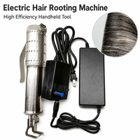 IRUIBEAUTY Machine à enfiler les cheveux en gros, outil de ventilation manuel pour la fabrication de perruques en dentelle et de toupets, kit d'outils d'extension capillaire