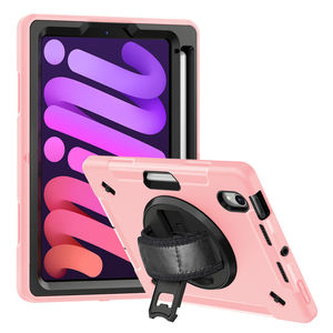 โรงงานโดยตรงจีน 360 หมุนสายคล้อง<span class=keywords><strong>มือ</strong></span>กันกระแทกเคสแท็บเล็ตที่ทนทานสําหรับ <span class=keywords><strong>Ipad</strong></span> <span class=keywords><strong>Mini</strong></span> 6 - Product Image 2