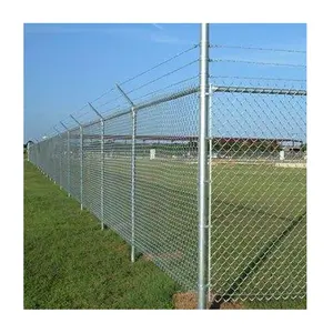 Leadwalking PVC Chain Link Fence OEM Customized PVC Coated Chain Link Fence Manufacturing China 1.0m Width 4 FT Galvanized Gate