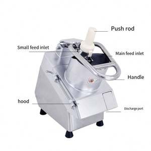 เครื่องหั่นผักผลไม้ไฟฟ้าอเนกประสงค์ สำหรับหั่นแครอท หั่นฝอย หั่นเต๋า ใช้ได้กับมันฝรั่ง แป้ง และธัญพืชต่างๆ - Product Image 3