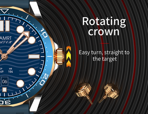 2024 Mới Đến 1.53 Inch Gọi Điện Thoại Huyết Áp Thể Thao Ngoài Trời 350MAh Pin Lớn Sk30 Người Đàn Ông Kinh Doanh Thông Minh Đồng Hồ - Product Image 3