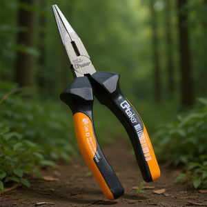 Ttake Straight Half Round Nose Pliers 180mm <b>Wire</b> Cutter Tool - Product Image 3