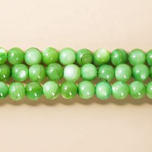 Round Handmade Gemstone Shell Pearl <b>Beaded</b> for <b>Men</b> Women <b>Bracelet</b> - Product Image 6