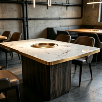 Table de barbecue commerciale Jilu sans fumée et auto-purifiante avec échappement inférieur pour les entreprises alimentaires en intérieur – Commande en gros