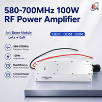 QHXK- GF-100W-580-700 Módulo Anti-FPV para Drones DJI, el Más Vendido y Duradero - Módulo de Defensa de Señal para Drones, Detector de Señales