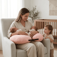 Coussin d'allaitement, oreiller de soutien pour l'allaitement, mousse à mémoire de forme, sangle réglable, alimentation du bébé, portable, maternité, grossesse
