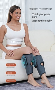 Ventas calientes Productos de masaje Presión de aire Masajeador de piernas Compresión de aire Calor Masajeador de piernas portátil para pies y pantorrillas - Product Image 3