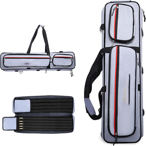 Échantillon gratuit de sac de queue de billard rembourré et robuste, sac à dos de queue de billard avec bretelles réglables pour hommes et femmes - Product Image 1
