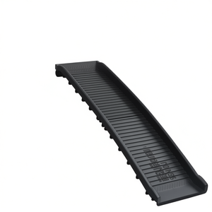 Rampa Plegable para Perros de Polipropileno Negro, Tamaño Mediano, Fácil de Usar para el Acceso de Mascotas al Vehículo - Product Image 1