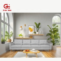 Sofá Seccional Modular de Tela G-STAR Moderno para Hoteles y Apartamentos - Muebles para Sala de Estar Ideales para Apartamentos