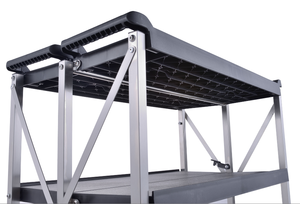 Carrito de Servicio de Acero Inoxidable para Catering Heavybao, Carrito de Comida con Ruedas para Camiones de Comida - Product Image 5