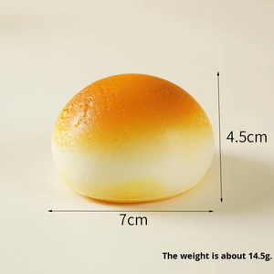 Golden Steamed Bun Squeeze <b>Toy</b> Squishy Stress Relief Fidget <b>Desk</b> Hanging Decoration for Girls Boys Kids Adults - Product Image 6