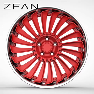 Cerchi in Lega ZFAN 18-22" 5x112 Forgiati in Alluminio 6061-T6, Design a Rete Personalizzato di <span class=keywords><strong>Lusso</strong></span> per Audi BMW Mercedes - Product Image 3