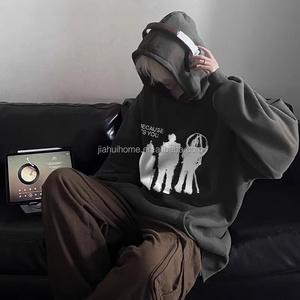 2026 Best-selling Winter Men's Loose <strong>Hoodie</strong> High Quality Hip-hop Street Style Drawstring Digital Printing <strong>Hoodie</strong> Wholesale - Product Image 1