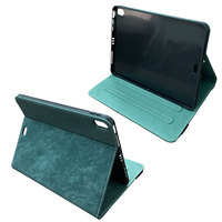 Support multi-angles en cuir premium pour tablettes, avec fonction béquille et protection durable pour iPad Air et tablettes Android