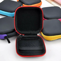 Nouvelle Pochette de Transport Rigide en EVA avec Fermeture Éclair pour Écouteurs, Organisateur de Voyage Extérieur, Sac de Rangement USB Protecteur