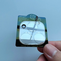 Protection d'objectif d'appareil photo en verre trempé ultra-fin 3D HD transparent de haute qualité, dureté 9H, anti-rayures pour téléphone portable (vente en gros)
