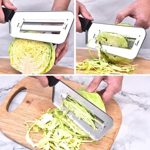 Éminceur de chou multifonctionnel adapté à la découpe des fruits et légumes, couteau à chou en acier inoxydable, outils de cuisine - Product Image 4
