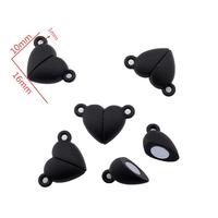 Usine bricolage mode gros coeur magnétique or amour pendentif fermoirs pour la fabrication de bijoux