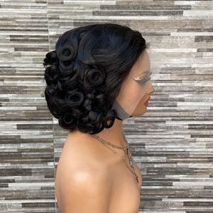 Peluca de Cabello Humano Virgen de Doble Trama con Cierre de Encaje HD 5x5, Peluca Frontal Transparente 6x4 de Cabello Humano Natural SDD con Volumen - Product Image 3