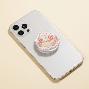 Custom <b>Magnetic</b> Phone <b>Holder</b> Custom Design Logo High Quality ABS Foldable DIY Cartoon Design Poppings Phone Socket Bracket Model - Product Image 2