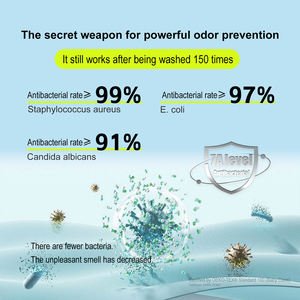 ถุงเท้ากีฬาแบบออร์แกนิค ป้องกันแบคทีเรียและกลิ่น สำหรับเล่นสกี 男女 ใช้ได้  แบบหนาและสูงถึงเข่า เหมาะสำหรับกิจกรรมกลางแจ้งและเดินป่า - Product Image 3