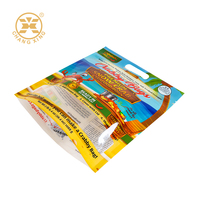 Sachet Doypack à fond carré avec fermeture éclair et poignée, qualité alimentaire, pour emballage de 2 kg d'aliments personnalisables