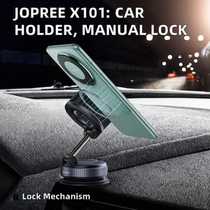 Soporte Magnético Flexible para Teléfono de Coche con Succión Manual, para Parabrisas/Cruseta, Instalación sin Pegamento, Compatible - Product Image 5