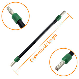 Cable de Terminal Aislado de 1 Pin Negro, Calibre <span class=keywords><strong>H07VK</strong></span> 6mm 10AWG, Arnés de Cableado Personalizado Adecuado para Electrónica - Product Image 3
