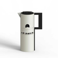 Termo de Plástico de 1000 ml, Diseño Moderno 2025, para Camping, Té y Café, con Logotipo y Color Personalizados, Mantiene la Temperatura de 12 a 24 Horas