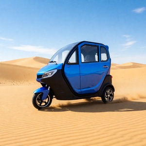 Triciclo Eléctrico con Batería de Litio de 60V 45Ah, Totalmente Cerrado, Alcance de 30-50 km/h, Carga Útil de 200-300 kg, para Uso en el Desierto - Product Image 1