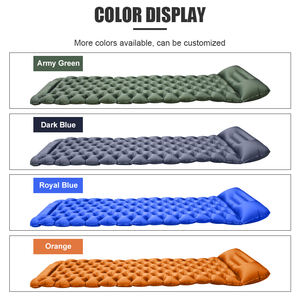 קל מתנפח עם מובנה רגל משאבת נוסף עבה קמפינג מחצלת שינה מתנפחת כרית - Product Image 5