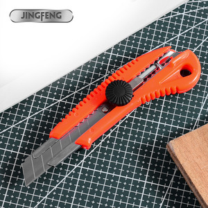 Jingfeng <b>Utility</b> <b>Knife</b> 16cm Orange Aluminum Alloy Craft Paper Cutter For DIY Office Use - Product Image 3