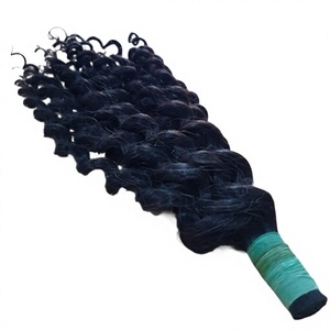 Paquetes de Cabello Rizado de Lujo al por Mayor en Línea para Distribuidores - Cabello Remy Virgen Indio 100% Calidad 12A 100g/pieza Permanente - Product Image 2