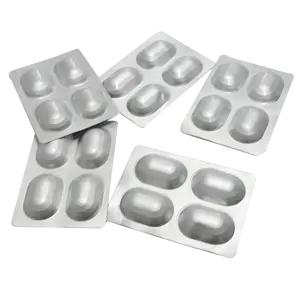 Foglio laminato in alluminio Alu-Alu formato a freddo farmaceutico Hanlin per l'imballaggio di capsule di pillole di compresse